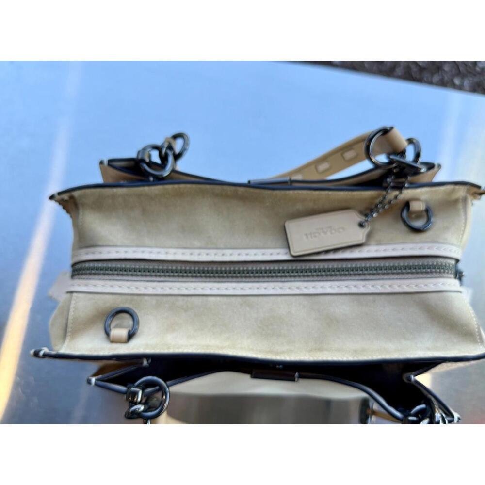 Coach Dreamer Rogue Colorblock Whipstitch Suede Calf Leather - Picture 7 of 15